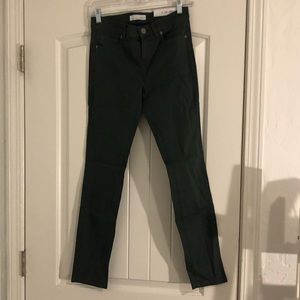 LOFT modern skinny size 12 Forest Green